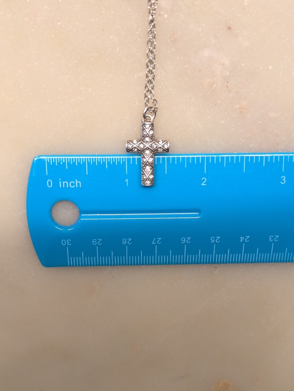 Brighton Crystal And Silver Cross Necklace - Picture 11 of 17